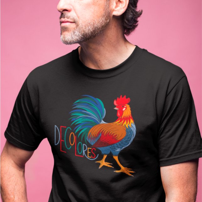 DeColores Cursillo Colourful Rooster T-Shirt (Creator Uploaded)