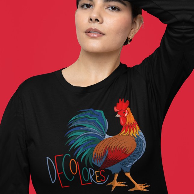 DeColores Cursillo Colourful Rooster T-Shirt (Creator Uploaded)