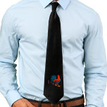 DeColores Cursillo Colourful Rooster Tie<br><div class="desc">De Colores is a traditional Spanish folk song, widely used as a song in the Roman Catholic Cursillo movement. What a lovely gift of faith for you, a friend, or even a priest. The hand drawn colourful Rooster in colours of blue, red and orange and green is a stunner. Hand...</div>