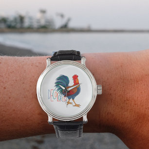 DeColores Cursillo Colourful Rooster Watch