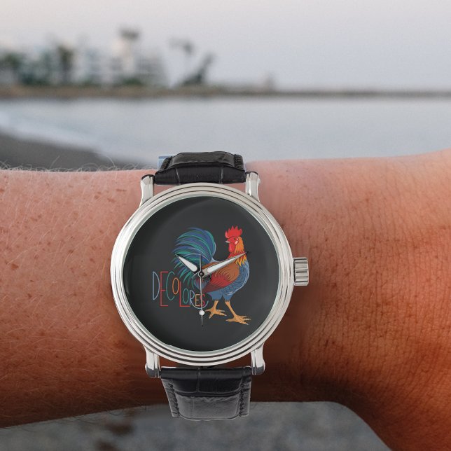 DeColores Cursillo Colourful Rooster Watch (Creator Uploaded)