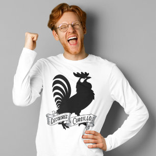 DeColores Cursillo Rooster Silhouette with Banner T-Shirt