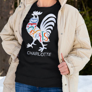 DeColores Cursillo Rooster White Silhouette Sweatshirt