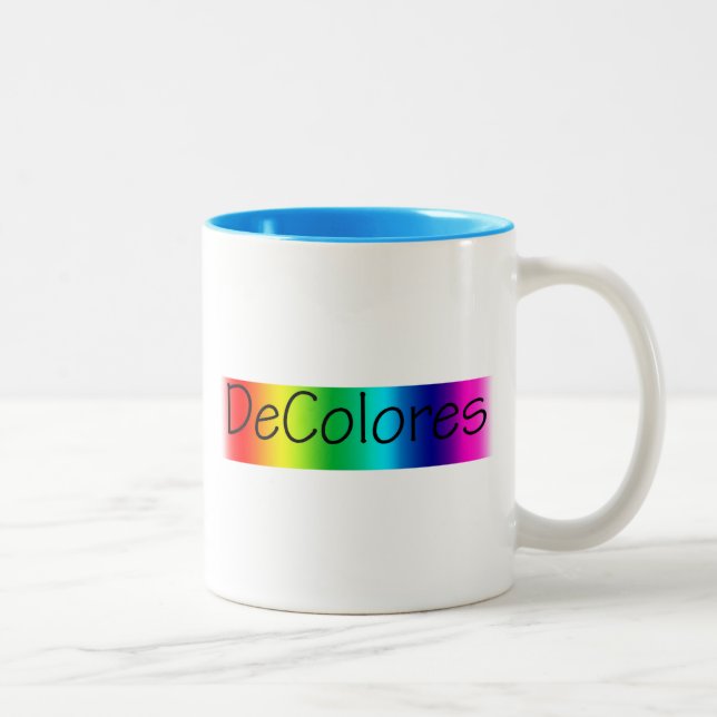 DeColores Two-Tone Coffee Mug (Right)
