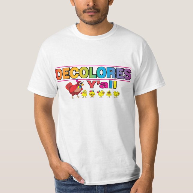 DECOLORES Y'all Tee (Front)