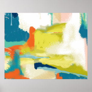 Deconstructed Landscape Two Poster