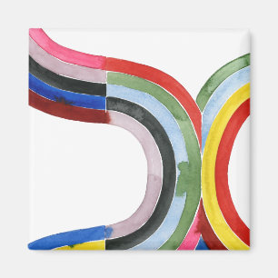 Deconstructed Rainbow - Horizontal Magnet