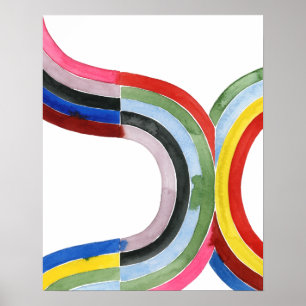 Deconstructed Rainbow - Horizontal Poster
