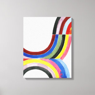 Deconstructed Rainbow - Vertical Canvas Print