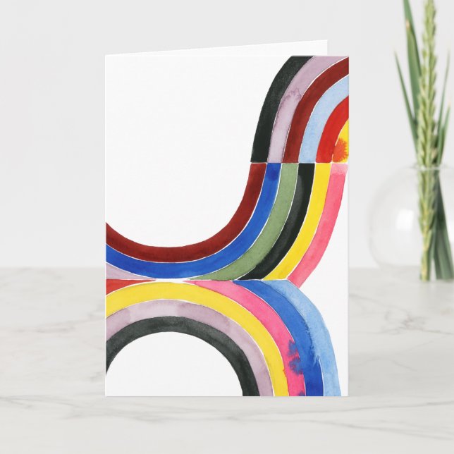 Deconstructed Rainbow - Vertical Card (Front)