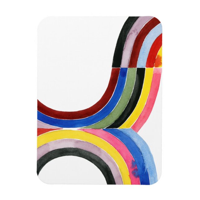 Deconstructed Rainbow - Vertical Magnet (Vertical)