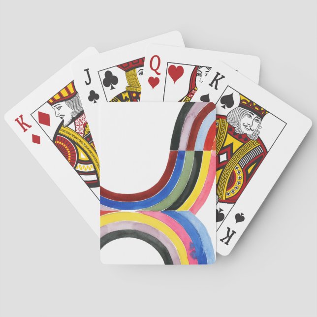 Deconstructed Rainbow - Vertical Playing Cards (Back)