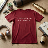 Deconstructed & Recovering Oversized Gym | Maroon