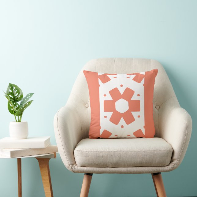 Decor Flower Geometrical Cushion (Chair)