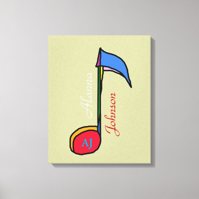 decor music note personalised (Front)