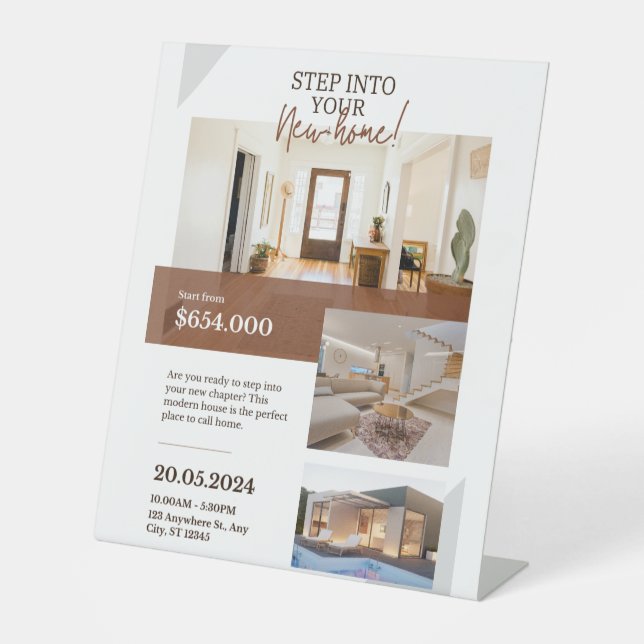 Decor Pedestal Sign (Front)