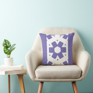 Decor Purple Minimal Flower Cushion