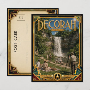 Decorah Iowa Vintage Art Deco Golden Age Postcard