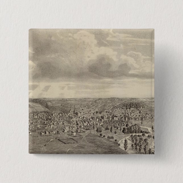 Decorah, Winnesheik Co, Iowa 15 Cm Square Badge (Front)