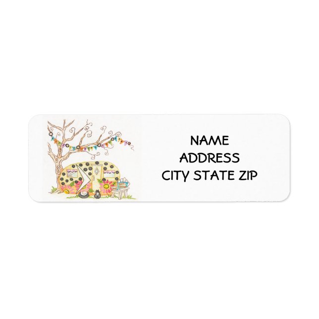 **DECORATED CAMPER** RETURN ADDRESS LABEL (Front)