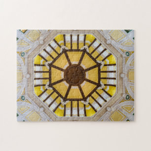 Decorated ceiling at the Tokyo Station Jigsaw Puzzle