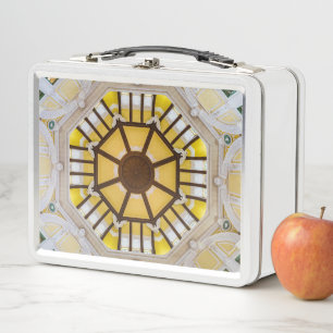 Decorated ceiling at the Tokyo Station Metal Lunch Box