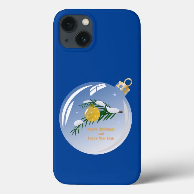 Decorated Christmas branch in bauble  Case-Mate iPhone Case (Back)