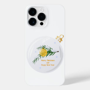 Decorated Christmas branch in bauble  iPhone 14 Pro Max Case