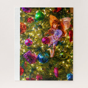 Decorated Christmas Puzzle, 16" x 20", 520 pieces Jigsaw Puzzle