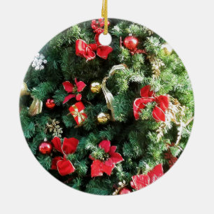 Decorated Christmas Tree Ceramic Tree Decoration