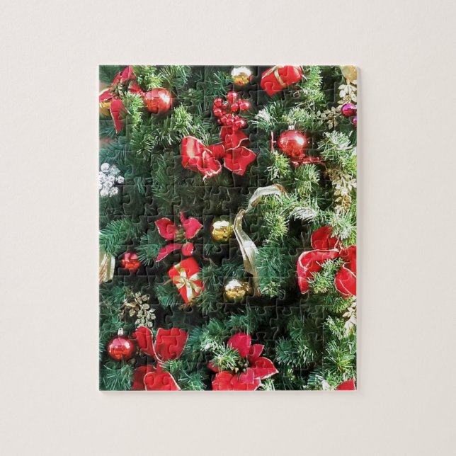 Decorated Christmas Tree Jigsaw Puzzle (Vertical)