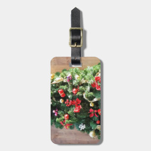 Decorated Christmas Tree Luggage Tag