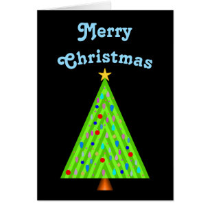 Decorated Christmas Tree + Merry Christmas