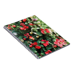 Decorated Christmas Tree Notebook