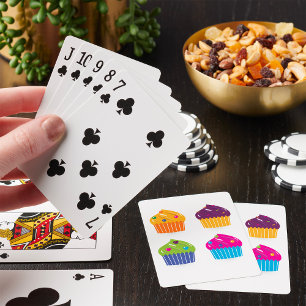 Decorated Cupcakes Playing Cards