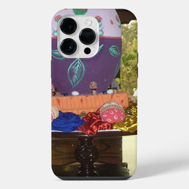 Decorated Easter Egg Art Print iPhone Case (Back)