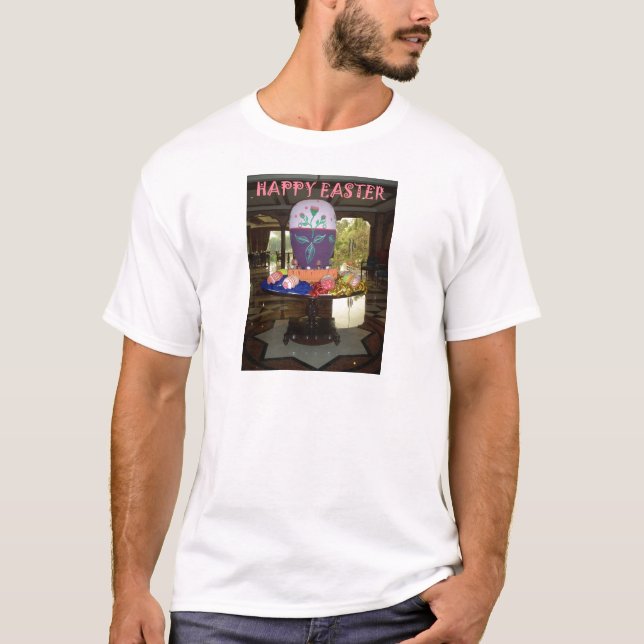 Decorated Easter Egg Art Print T-Shirt (Front)
