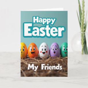 Decorated Eggs Easter Card