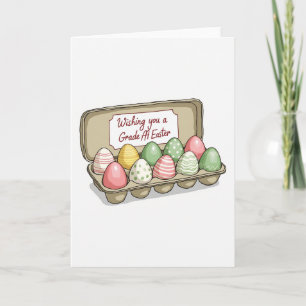 Decorated Eggs Springtime Card