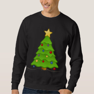 Decorated Holiday Tree Ugly Christmas Swaeter Sweatshirt