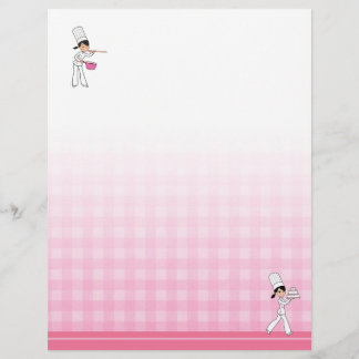 Decorated Letterhead for Recipe Binders