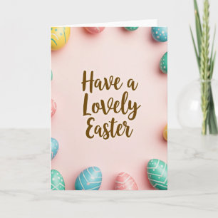 Decorated Ovals Pattern Card