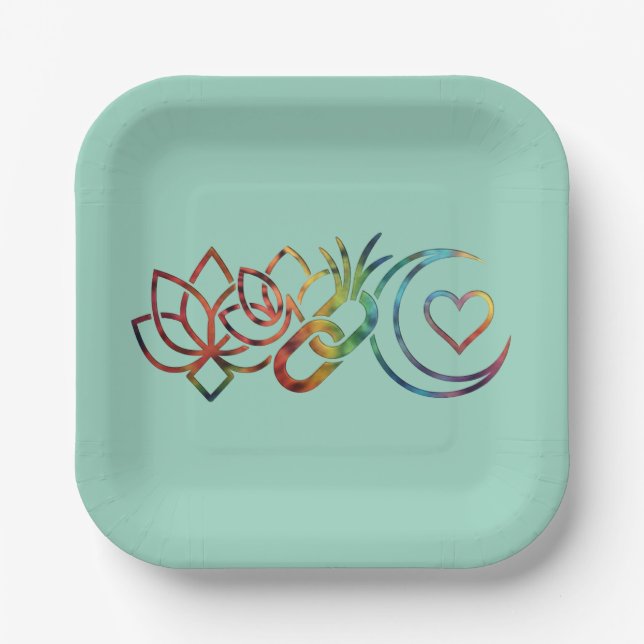Decorated Paper Plate (Front)