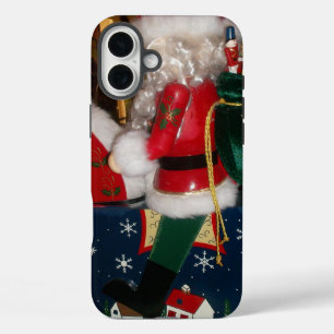 Decorated Santa Claus Intricate Holiday Art Prin iPhone 16 Plus Case