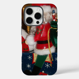 Decorated Santa Claus Intricate Holiday Art Prin iPhone 16 Pro Case