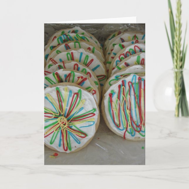 Decorated Sugar Cookies Card (Front)