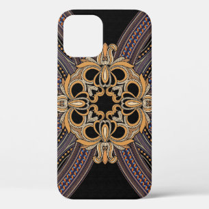 Decorated with elegant and luxurious patterns. Roc iPhone 12 Case
