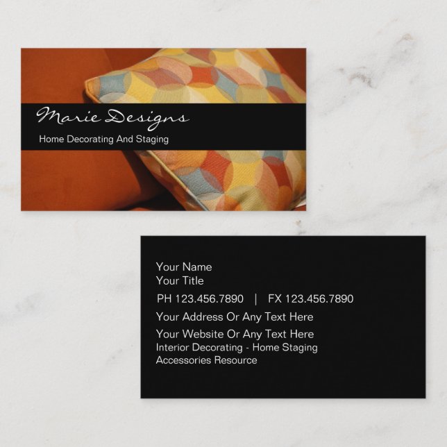 Decorating Business Cards (Front/Back)