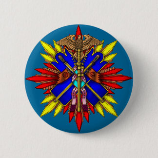 decoration 6 cm round badge