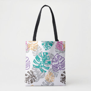 decoration leaves tote bag